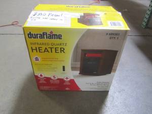 lot 875 image: Duraflame 1500-Watt Infrared Quartz Cabinet Electric Space Heater 9HM1000-C240