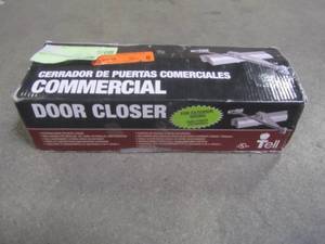 lot 887 image: Tell Manufacturing Silver CommercialResidential Door Closer DC100002