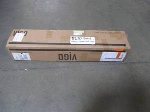 lot 889 image: Vigo Orchid 39.375 in. 2-Jet High Pressure Shower System with Fixed Rainhead and Handheld Dual Shower in Stainless Steel VG08014ST
