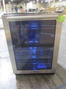lot 223 image: Magic Chef 44 Bottle Dual Zone Wine Cooler in Stainless Steel HMWC44DZ