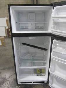 lot 324 image: Frigidaire 18-cu ft Top-Freezer Refrigerator (Black) FFTR1814TB