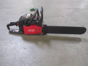 lot 1-718 image: CRAFTSMAN 42-cc 2-cycle 18-in Gas Chainsaw CMXGSAMY421S