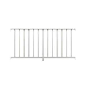 lot 415 image: Veranda Regency 6 ft. x 3 ft. White Composite Rail Section.