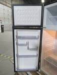 Thompson 7.5 cu. ft. Top-Freezer Refrigerator, TFR-725 - Missing Shelf and  2 Door Bins, Small Dent on Bottom Door near bottom.