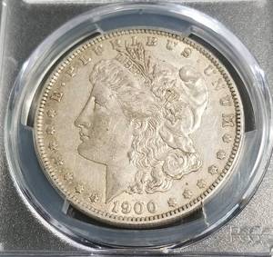 1900-OCC MORGAN SILVER DOLLAR XF45 PCGS BETTER DATE COIN