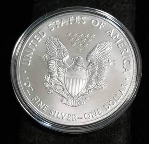 2020 AMERICAN SILVER EAGLE 1 TROY OZ. .999 FINE SILVER IN AIRTITE