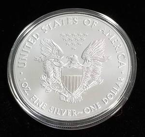 2020 AMERICAN SILVER EAGLE 1 TROY OZ. .999 FINE SILVER IN AIRTITE