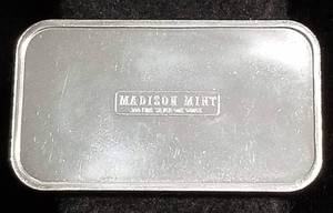 1 TROY OZ. .999 FINE SILVER BAR 1903 CADILLAC MADISON MINT