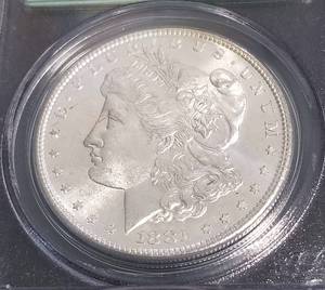 1881-S MORGAN SILVER DOLLAR MS63 PCGS GREEN LABEL