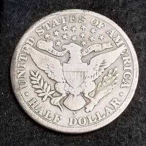 1914-S BARBER HALF DOLLAR