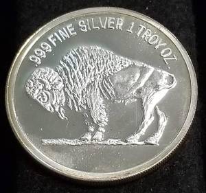 1 TROY OZ. .999 FINE SILVER STICK TO YOUR SADDLE ROUND
