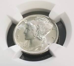 1941-S MERCURY DIME MS65 NGC