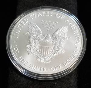 2020 AMERICAN SILVER EAGLE 1 TROY OZ. .999 FINE SILVER IN AIRTITE