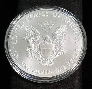 2020 AMERICAN SILVER EAGLE 1 TROY OZ. .999 FINE SILVER IN AIRTITE