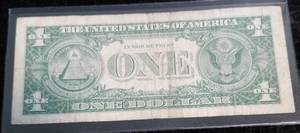 1957-B US $1 BLUE SEAL SILVER CERTIFICATE