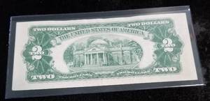 1953-A US RED SEAL $2 FEDERAL RESERVE NOTE