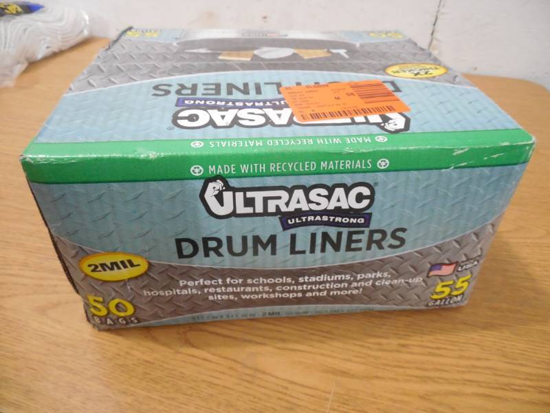 Ultrasac 55 Gal. Drum Liner Trash Bags (50 Count)