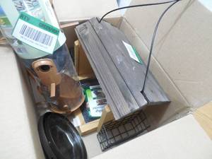 lot 26 image: parts for bird feeders