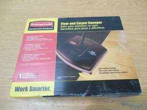 lot 122 image: Rubbermaid Commercial Products Mechanical Floor and Carpet Sweeper
