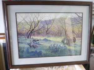 lot 3 image: Turkey Print by Jim Kasper