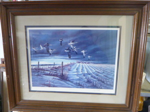 lot 5 image: Winter Snows by Terry Redlin
