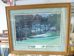 lot 11 image: The Dream Course Hole Number Twelve - Augusta by Elizabeth Peper
