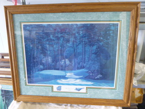 lot 12 image: The Dream Course Hole Number Ten - Augusta by Elizabeth Peper