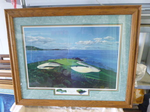 lot 13 image: The Dream Course Hole Number Seven - Pebble by Elizabeth Peper