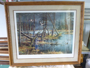 lot 18 image: After the Storm - Mallards by Ken Zylla