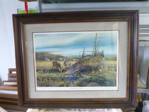 lot 21 image: Sharing the Bounty by Terry Redlin
