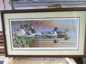 lot 26 image: Backwater Pintails by Gerald Putt