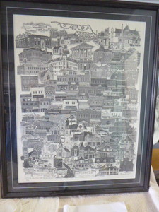 lot 42 image: Litchfield Minnesota DrawingPrint by E. Adams