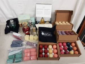 lot 15 image: Box Of New Votive Candles Lampeberger Deffusers