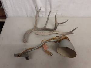 lot 17 image: Pair Of Deer Sheds & Clip-On Light