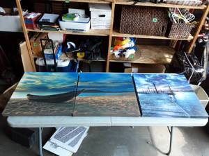 lot 64 image: 3-Canvas Wall Hangings
