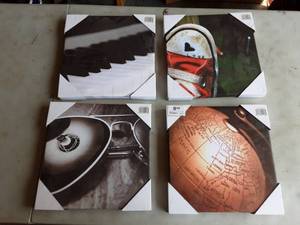 lot 71 image: 4-Canvas Prints (New)