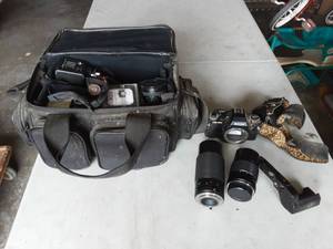 lot 99 image: Ricoh Camera With Lenses & Accessories