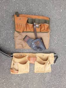 lot 100 image: Bucket Boss, Tool Belt, Drill Holster