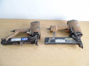 lot 9 image: Lot of 2 Duo Fast Air Nailers