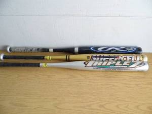 lot 14 image: Lot of 3 Baseball  Softball Bats