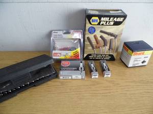 lot 56 image: Spark Plug Wires - Spark Plugs - Sockets