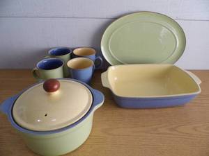 lot 61 image: Denby Serving Pieces