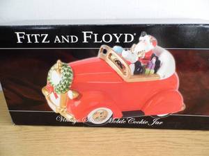 lot 63 image: Fitz & Floyd Santa Cookie Jar