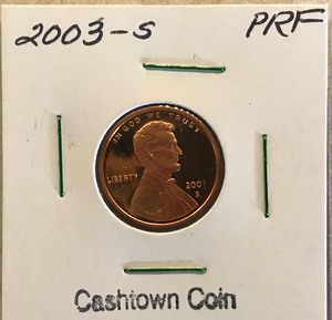2003-S Lincoln Proof Cent