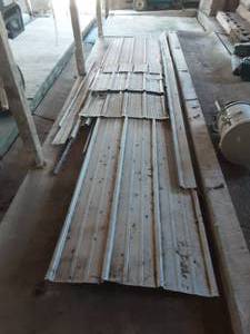 lot 37 image: Lot Of Used Barn Tin - Assorted Sizes & Lengths