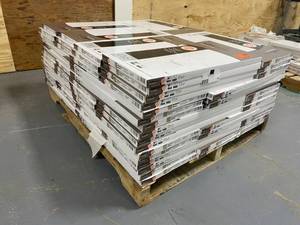 lot 18 image: 100 Cases - TRAFFICMASTER Seashore Wood 12 x 24 Peel and Stick Vinyl Tile Flooring (20 SqFt per case)