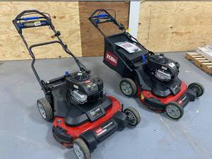 lot 21 image: TORO - Lot of 2 Twin Blade Mowers MODELS 21199 & 21200