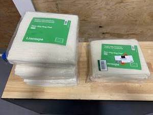 lot 64 image: Lot of 5 LINENSPA 8 x 10Rubberized Non-Slip Area Rug Pad Grippers