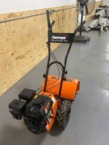 lot 81 image: POWERMATE 18 in. 212 cc Gas 4-Cycle Rear Tine Tiller