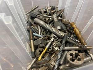 Lot Of Taps And Dies, Drill Bits, Made In USA.